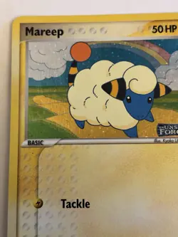 Mareep 62/115 Ex Unseen Forces Reverse Holo Lightly Played Pokemon Card - Image 4