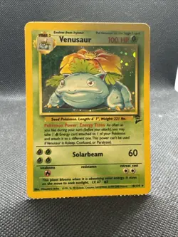 Venusaur 018/130 Base Set 2 Holo MP- Pokemon TCG Vintage Wizards - Image 1