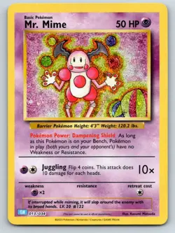 Mr. Mime 013/034 Holo Classic Collection Trading Card Game Classic Pokemon NM - Image 1