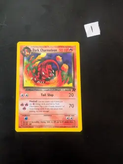 Pokemon TCG Dark Charmeleon Team Rocket 32/82 Regular LP Uncommon Card Vintage - Image 1