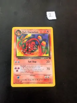 Pokemon TCG Dark Charmeleon Team Rocket 32/82 Regular LP Uncommon Card Vintage - Image 3