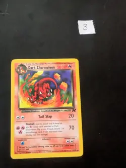 Pokemon TCG Dark Charmeleon Team Rocket 32/82 Regular LP Uncommon Card Vintage - Image 5