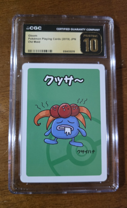 Pokemon Gloom Playing Card Old Maid 2019 Japanese CGC Pristine 10 Graded - Image 1