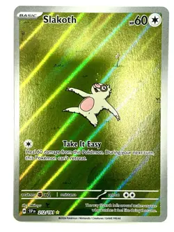 Slakoth 212/191 Illustration Rare Surging Sparks Pokemon Near Mint - Image 1