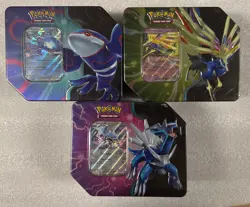 Pokemon TCG Azure Legends Tin (Full Set Of 3) Factory Sealed - New Sealed! - Image 1