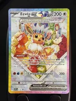 Eevee ex 174 Holo Promo Scarlet & Violet Promo Pokemon Holo Near Mint - Image 1