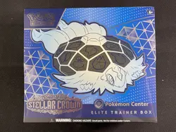 Pokemon Cards Sealed ETB Pokemon Center Exclusive Stellar Crown S&V - Image 1