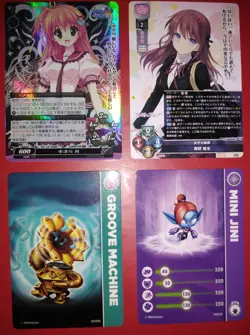 Lotto TCG 4 Anime Cards Lycee Overture Foil Holo Very Rare Waifu Girls - Image 2