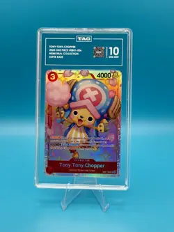 2024 ONE PIECE EB01-EXTRA BOOSTER MEMORIAL COLLECTION PSA TONY CHOPPER TAG 10 - Image 1