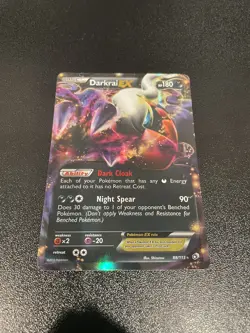Darkrai EX 88/113 HOLO RARE Legendary Treasures Pokemon Card - Image 1