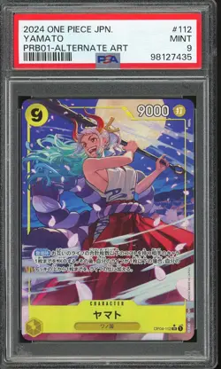 PSA 9 - 2024 ONE PIECE JAPANESE PRB ONE PIECE CARD THE BEST 112 YAMATO ALT ART - Image 1