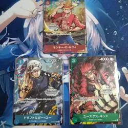V2 ONE PIECE Card Game Paramount War Law luffy kid Champion ship set Character - Image 1