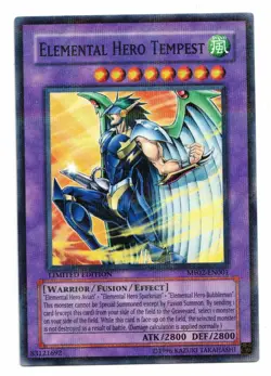 Yu-Gi-Oh Card: Elemental Hero Tempest MF02-EN001 Parallel Rare Limited Ed! NM - Image 1