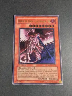 Yugioh Horus the Black Flame Dragon LV8 SOD-EN008 1st Edition Ultimate Rare Good - Image 3