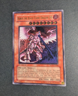 Yugioh Horus the Black Flame Dragon LV8 SOD-EN008 1st Edition Ultimate Rare Good - Image 4