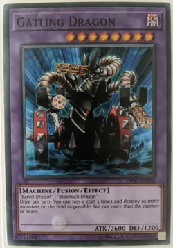 YuGiOh Gatling Dragon OP07-EN026/LCJW-EN267 NM - Image 1