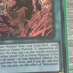 Invocation (Alternative Art) MP24-EN060 Prismatic Secret Rare 1st Edition. NM - Image 3
