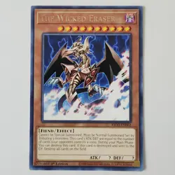 (3x) The Wicked Eraser - KICO-EN062 - Rare - NM/VLP - Yugioh - 1st ed - Image 1