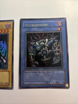 Yugioh Red-Eyes Black Dragon SDJ-001 1st & Relinquished SDP-001 1st Edition NM - Image 3