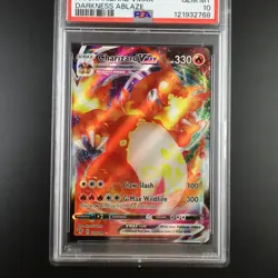 PSA 10 Charizard Vmax 020/189 Darkness Ablaze Holo Graded Pokemon Card - Image 3