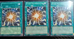 3x Super Polymerization Play Set. Yu-Gi-Oh! 2x 1st SDCR-EN021 - Image 1