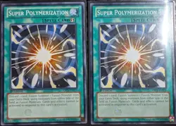 3x Super Polymerization Play Set. Yu-Gi-Oh! 2x 1st SDCR-EN021 - Image 3