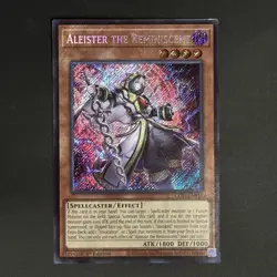 Konami Yugioh Aleister the Reminiscent CHIM-EN005 Secret Rare Holo EN 1st Ed - Image 1