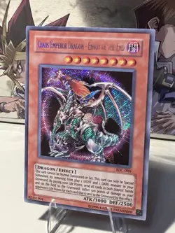 Yu-Gi-Oh! TCG Chaos Emperor Dragon Envoy of the End IOC-000 Secret Rare - Image 3