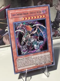 Yu-Gi-Oh! TCG Chaos Emperor Dragon Envoy of the End IOC-000 Secret Rare - Image 4