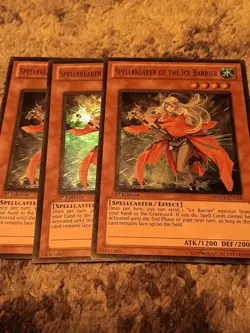 3X Spellbreaker of the Ice Barrier HA03-EN048 Hidden Arsenal 3 1st Edition - Image 1