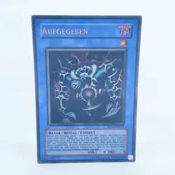 Yu-Gi-Oh! Karte - Aufgegeben RP01-DE054 Ultra Rare - LP - Deutsch Retro Pack - Image 1