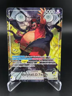 Marshall.D.Teach Alternate Art OP16-080 The Time of Battle One Piece Foil NM - Image 1