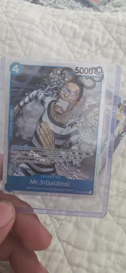 One Piece Mr.3(Galdino) OP16-056 SR The Time of Battle NM - Image 1