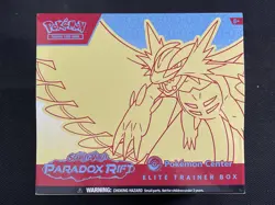 Pokemon Cards Sealed ETB Pokemon Center Exclusive Paradox Rift S&V - Image 1