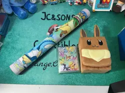 Prismatic Play Mat, Card Sleeves And Eevee Deck Box Brand New - Image 1