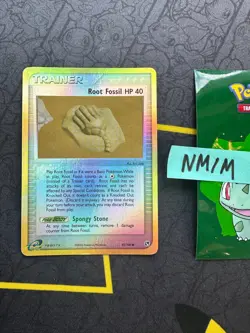 Pokemon Card Root Fossil EX Sandstorm Reverse Holo 92/100 106 💎NM💎 - Image 1