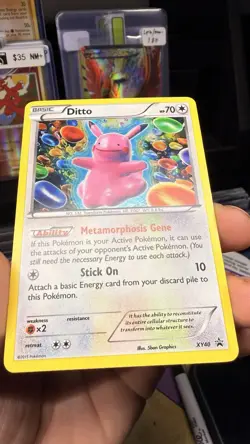 Pokemon TCG Ditto Xy 40 Holo Promo NM++ CLEAN!!! Rare Card - Image 5