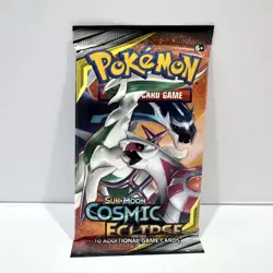 Sun & Moon Cosmic Eclipse Sealed Pokemon Card Booster Pack - Image 1