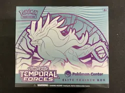 Pokemon Cards Sealed ETB Pokemon Center Exclusive Temporal Forces S&V - Image 1