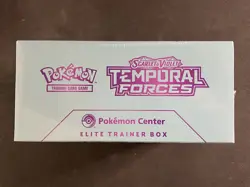 Pokemon Cards Sealed ETB Pokemon Center Exclusive Temporal Forces S&V - Image 2