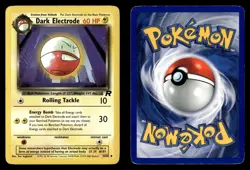Dark Electrode 34/82 Unlimited Uncommon Team Rocket Pokemon Card - Image 1