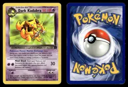 Dark Kadabra 39/82 Unlimited Uncommon Team Rocket Pokemon Card - Image 1