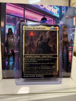 Sauron, the Dark Lord Proxy Card with Custom Fantasy Art - Image 2