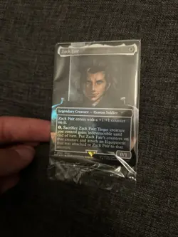 Sealed Zack Fair Magic the Gathering MTG Promo Card (FF7 Rebirth Switch 2 Bonus) - Image 1