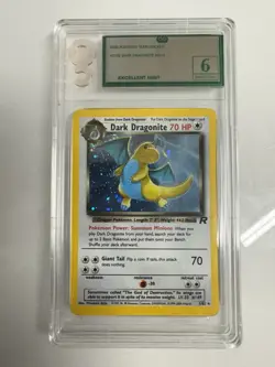 Pokemon Dark Dragonite TCG Team Rocket Unlimited Holo Card 5/82 - Image 2