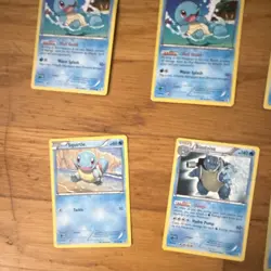 Pokemon TCG Squirtle Wartortle Blastoise 12-Card Lot Holo, Platinum, EN - Image 1