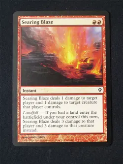 Searing blaze - WWK - Mtg Card #3ID - Image 1