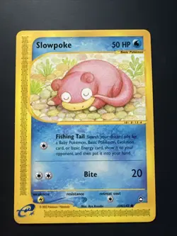 Slowpoke 108/147 Aquapolis Pokemon Card Regular LP* - Image 1