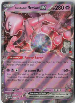 Team Rocket's Mewtwo ex Promo SV: Scarlet & Violet Promo Cards 205 - Image 1