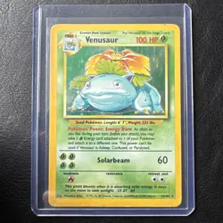 Venusaur Holo Pokemon Base Set TCG Card 15/102 - Image 1